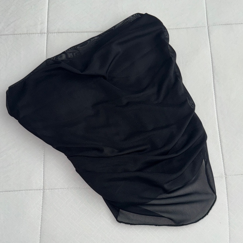 Forever 21 Sheer Black Skirt